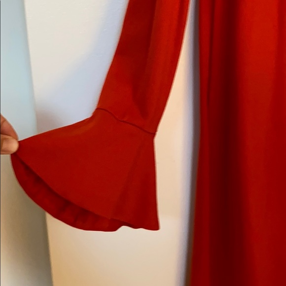 Bell sleeve ponte dress - Picture 3 of 4